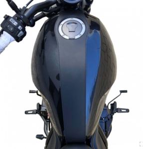 Couvre Réservoir TANK COVER EN CUIR NOIR POUR HONDA REBEL 1100 / CMX