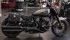 Made In Italie : Paire de Sacoches latérale + Rool bag en Cuir véritable couleur Noir Pour Indian Chief Dark Bobber 2022