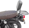 Sissy Bar avec repose paquets TRIUMPH BONNEVILLE T120 (75HW) A partir de 2017 - Noir ou Chrome