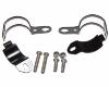 Paire de collier de fixation pour clignotants sur la fourche - Couleur Chrome