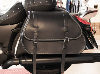 Made In Italie : Sacoche / valise latérale en cuir véritable couleur Noir pour moto Indian Chief & Chieftain (droite ou gauche)