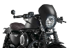 Bulle / Saute vent SEMI-CARÉNAGE Noir pour Harley Davidson Sportster 