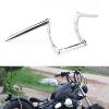 Guidon Noir ou Chrome 1" - 25mm pour moto custom 