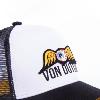 VON DUTCH Casquette caps à logo couleur Blanc Noir et Jaune 