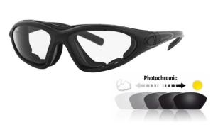 LUNETTE DE SOLEIL JOHN DOE -  GRIS PHOTOCHROMIQUE POUR MOTO BIKERS