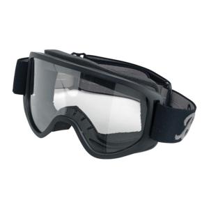 MASQUE / LUNETTE BILTWELL MOTO 2.0 SCRIPT GOGGLES couleur NOIR  - Homologuée CE