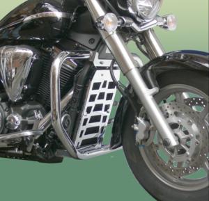 PARE-CARTERS crash bar de protection  Chrome  ou Noir pour  YAMAHA 1300 MIDNIGHT STAR / V STAR / XVS