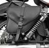 Haute qualité : Sacoche latérale en cuir véritable Droit ou gauche  faites mains en Italie pour Harley DYNA  Fat Bob , Low Rider , Street Bob 