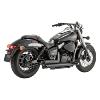 V&H - Pot échappement SHORTSHOTS Noir Vance & Hine pour Honda Shadow