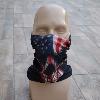 Tour de cou de protection " Skull American Flag " JI-5119