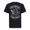 KING KEROSIN T-shirt Noir LONE WOLF