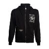 West Coast Choppers WCC: Veste Gilet zippé Noir Tète de Mort SKULL Piston 