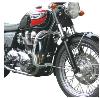 PARE-CARTERS crash bar  Tube de protection 30mm Chrome pour  TRIUMPH BONNEVILLE 