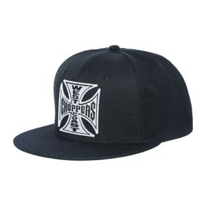 WEST COAST CHOPPERS : Casquette  WCC logo noire et blanche 666