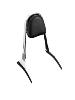 Highway Hawk Sissy bar noir avec dosseret hauteur 40cm  pour Yamaha XV 535 Virago