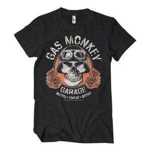 Gas Monkeys Garage  GMG   T-shirt  Noir Singe Skull  M L XL XXL 