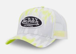 VON DUTCH casquette cap hat adulte réglable Jaune blanc NEW COLLECTION vibes/yel