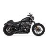 VANCE & HINES Pots échappement 2-2 Big Radius  V&H NOIR pour SPORTSTER de 2014 à 2021 