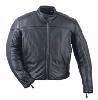 * Sur Commande & sur Mesure * Blouson en Cuir Noir (ref 0402A)