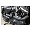 ROUGH CRAFTS - pot d échappement GUERILLA Noir pour Harley Sportster 2004 / 2013