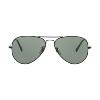 LUNETTES DE SOLEIL JOHN DOE AVIATEUR en polycarbonate Noir Mat