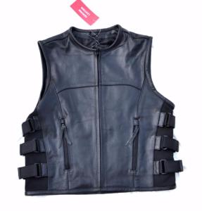 Gilet en Cuir de Vachette - Style pare balle / Swat